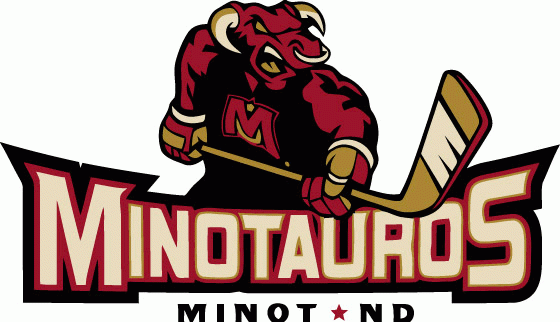 minot minotauros 2011 12 primary logo iron on heat transfer